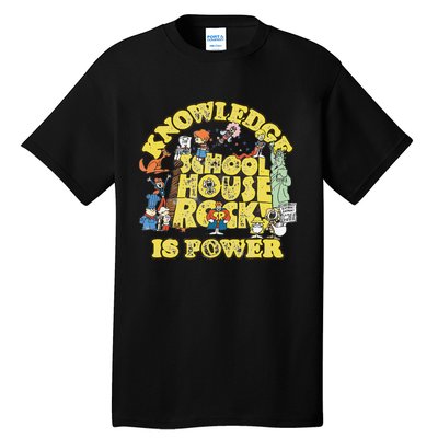 Schoolhouse Rock Knowledge Is Power Tall T-Shirt