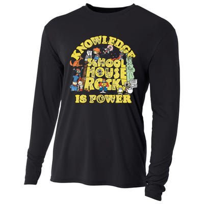 Schoolhouse Rock Knowledge Is Power Cooling Performance Long Sleeve Crew