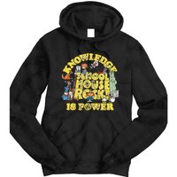 Schoolhouse Rock Knowledge Is Power Tie Dye Hoodie