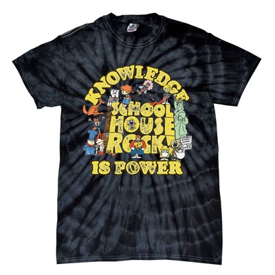 Schoolhouse Rock Knowledge Is Power Tie-Dye T-Shirt