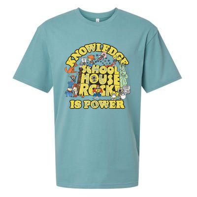 Schoolhouse Rock Knowledge Is Power Sueded Cloud Jersey T-Shirt