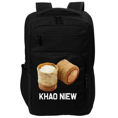 Sticky Rice Khao Niew Laos Thai Food Culture Impact Tech Backpack