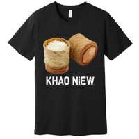 Sticky Rice Khao Niew Laos Thai Food Culture Premium T-Shirt