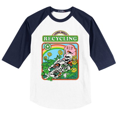 Steven Rhodes Learn About Recycling Baseball Sleeve Shirt