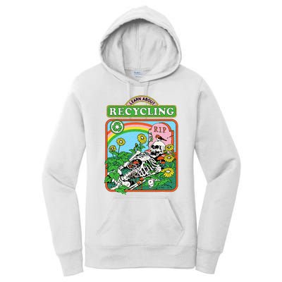 Steven Rhodes Learn About Recycling Women's Pullover Hoodie