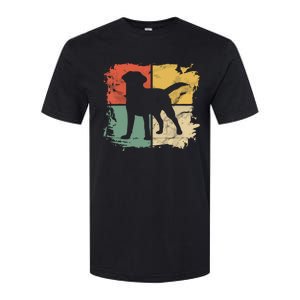 Square Retro Labrador Owner Gift Golden Black Lab Dad Mom Softstyle CVC T-Shirt