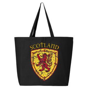 Scottish Rampant Lion Scotland Coat Of Arms Banner 25L Jumbo Tote