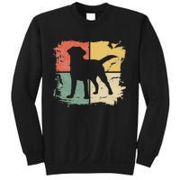 Square Retro Labrador Owner Gift Golden Black Lab Dad Mom Sweatshirt