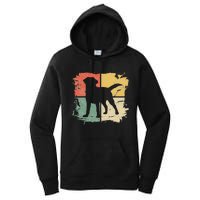 Square Retro Labrador Owner Gift Golden Black Lab Dad Mom Women's Pullover Hoodie