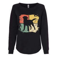 Square Retro Labrador Owner Gift Golden Black Lab Dad Mom Womens California Wash Sweatshirt