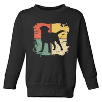 Square Retro Labrador Owner Gift Golden Black Lab Dad Mom Toddler Sweatshirt