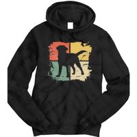 Square Retro Labrador Owner Gift Golden Black Lab Dad Mom Tie Dye Hoodie