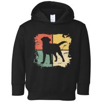 Square Retro Labrador Owner Gift Golden Black Lab Dad Mom Toddler Hoodie