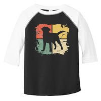 Square Retro Labrador Owner Gift Golden Black Lab Dad Mom Toddler Fine Jersey T-Shirt