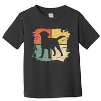 Square Retro Labrador Owner Gift Golden Black Lab Dad Mom Toddler T-Shirt