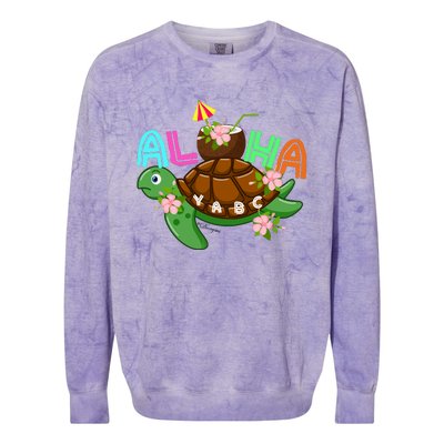 SUMMER RISING LUAU Colorblast Crewneck Sweatshirt