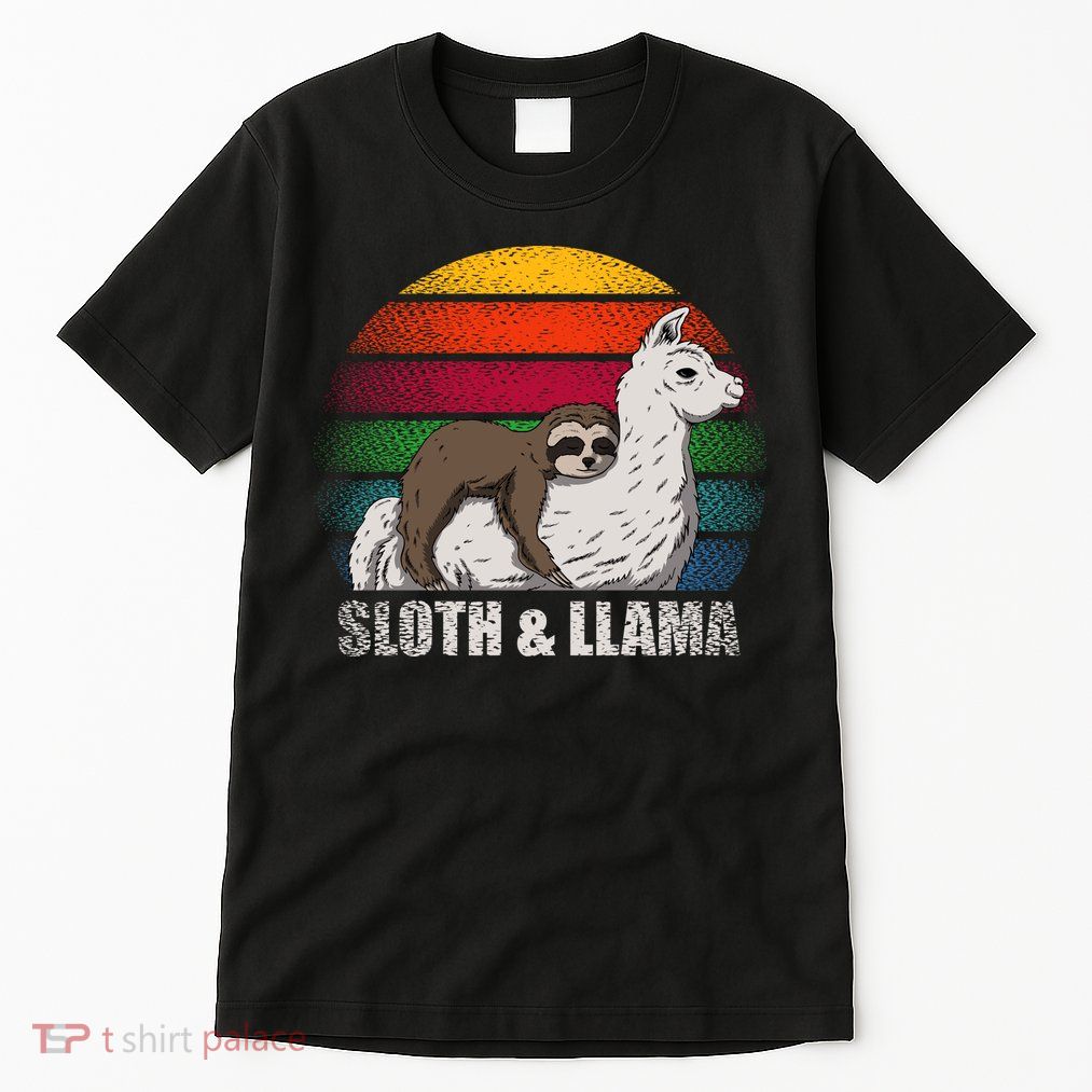 Sloth Riding LLAMA Tall T-Shirt