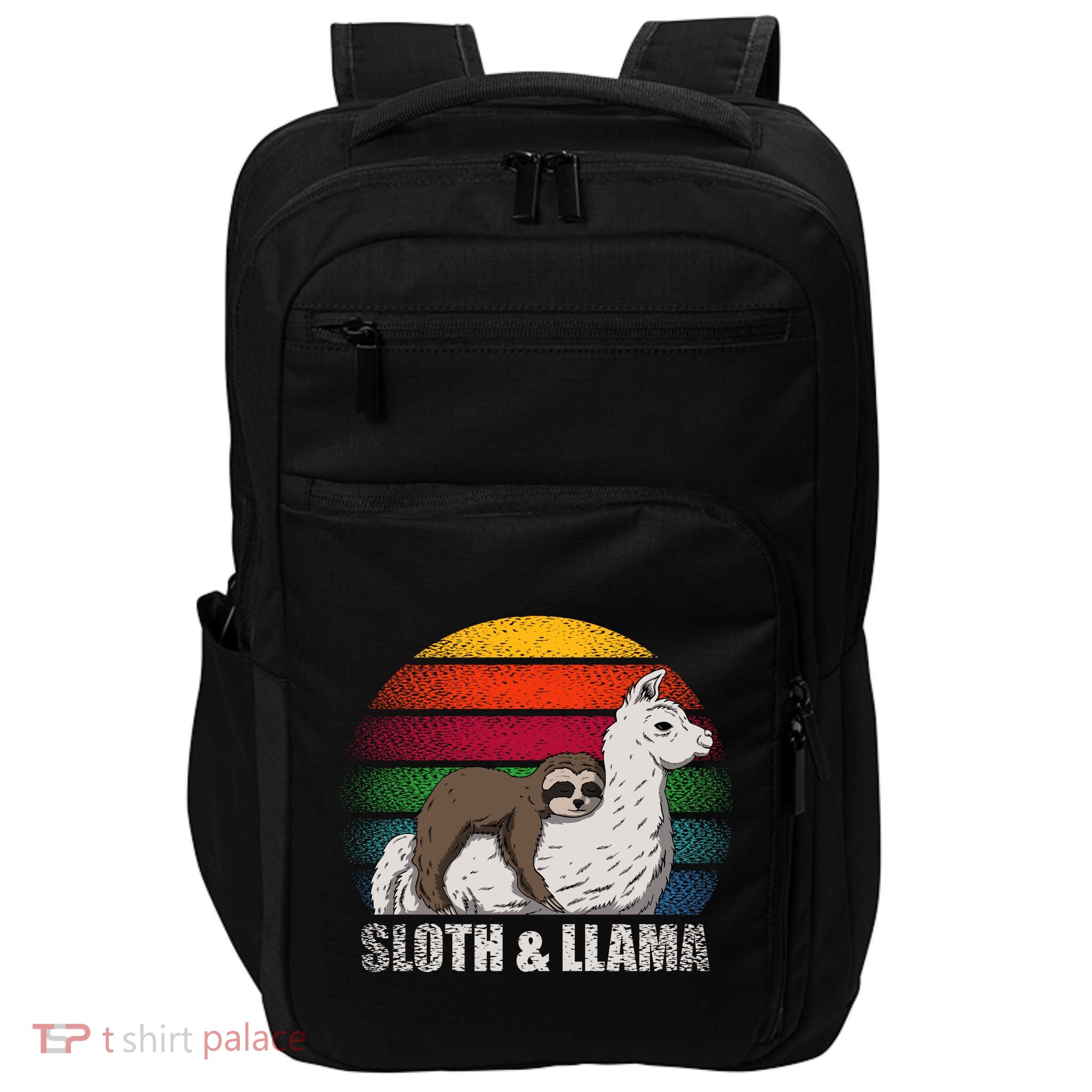 Sloth Riding LLAMA Impact Tech Backpack