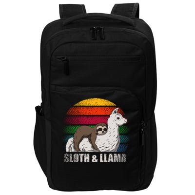 Sloth Riding LLAMA Impact Tech Backpack