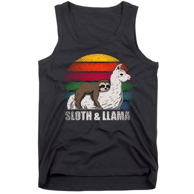 Sloth Riding LLAMA Tank Top
