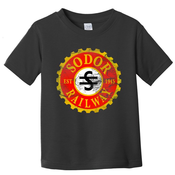 Sodor Railway Logo Distressed Toddler T-Shirt