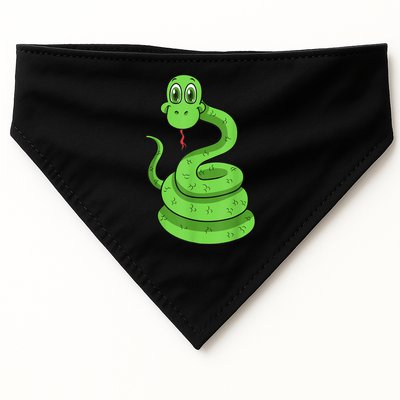 Snake Reptile Lovers Herpetologist Ophiologist Ophiology USA-Made Doggie Bandana