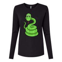 Snake Reptile Lovers Herpetologist Ophiologist Ophiology Womens Cotton Relaxed Long Sleeve T-Shirt