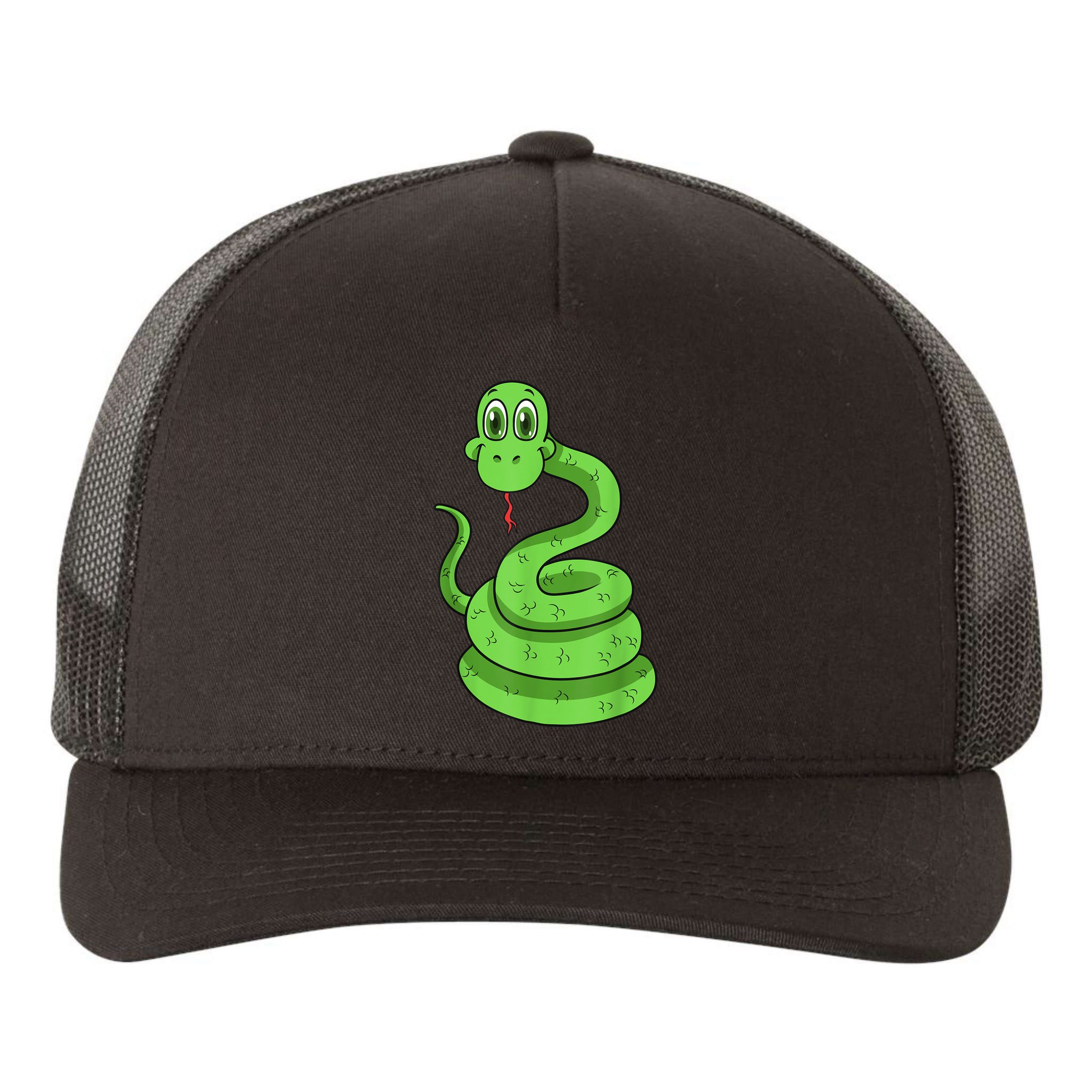 Snake Reptile Lovers Herpetologist Ophiologist Ophiology Yupoong Adult 5-Panel Trucker Hat
