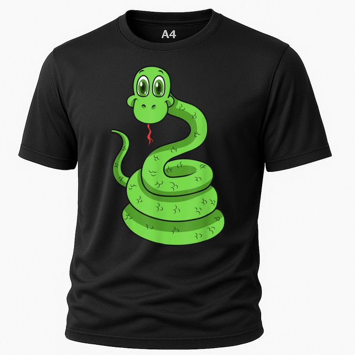 Snake Reptile Lovers Herpetologist Ophiologist Ophiology Cooling Performance Crew T-Shirt
