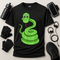 Snake Reptile Lovers Herpetologist Ophiologist Ophiology Cooling Performance Crew T-Shirt