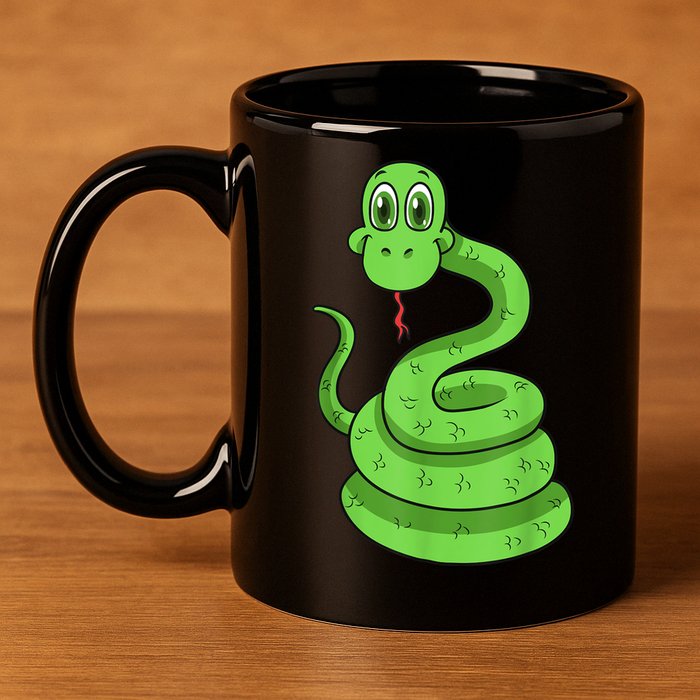 Snake Reptile Lovers Herpetologist Ophiologist Ophiology 11oz C Handle Ceramic Mug