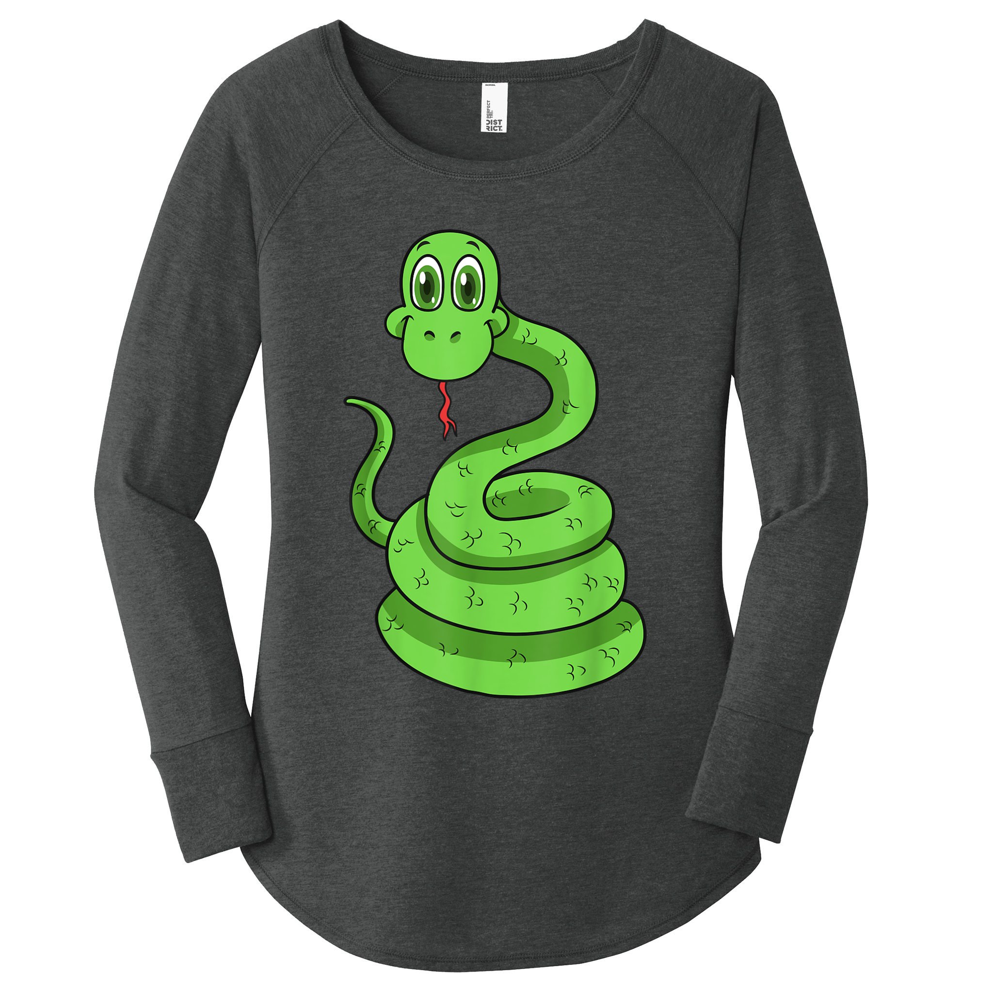 Snake Reptile Lovers Herpetologist Ophiologist Ophiology Women's Perfect Tri Tunic Long Sleeve Shirt