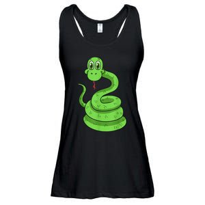 Snake Reptile Lovers Herpetologist Ophiologist Ophiology Ladies Essential Flowy Tank