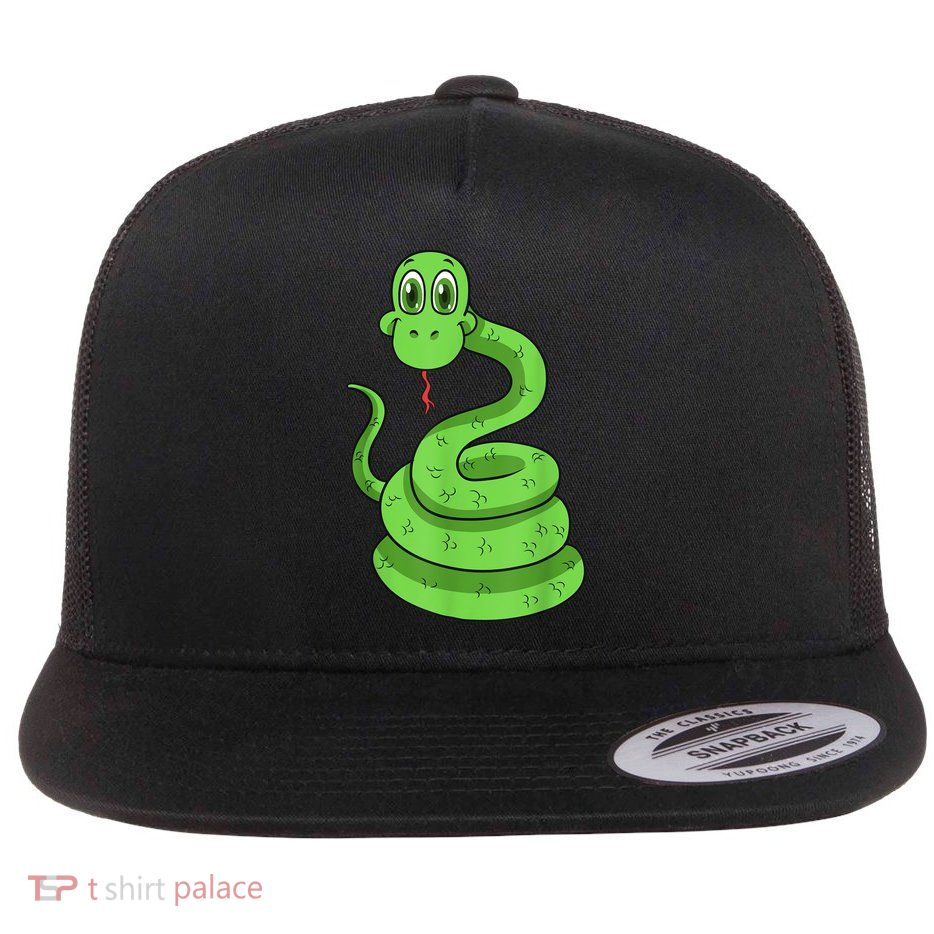 Snake Reptile Lovers Herpetologist Ophiologist Ophiology Flatbill Hat