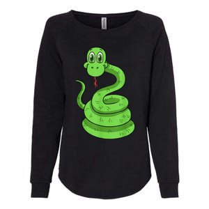 Snake Reptile Lovers Herpetologist Ophiologist Ophiology Womens California Wash Sweatshirt