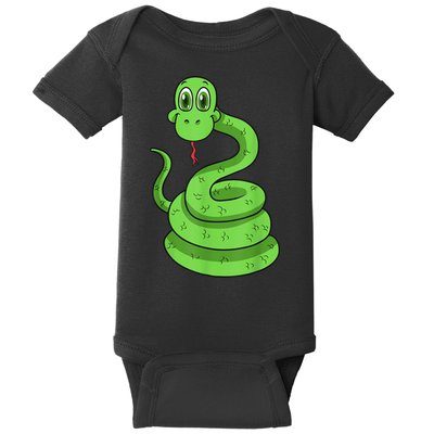 Snake Reptile Lovers Herpetologist Ophiologist Ophiology Baby Bodysuit