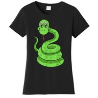 Snake Reptile Lovers Herpetologist Ophiologist Ophiology Women's T-Shirt