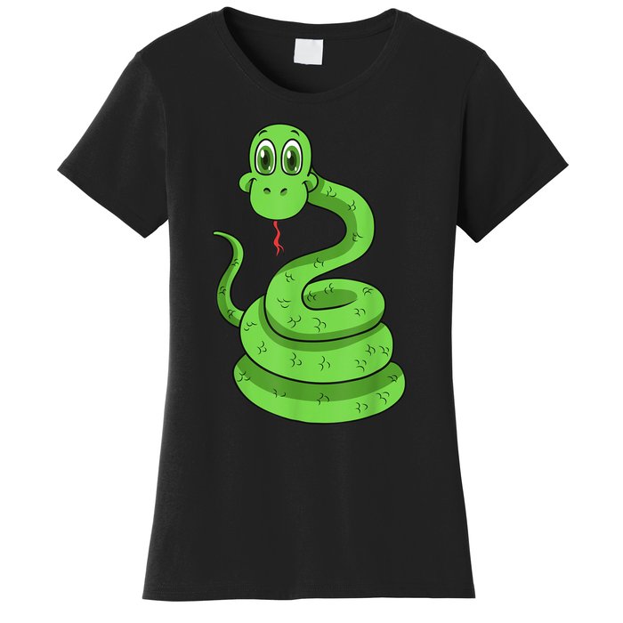 Snake Reptile Lovers Herpetologist Ophiologist Ophiology Women's T-Shirt