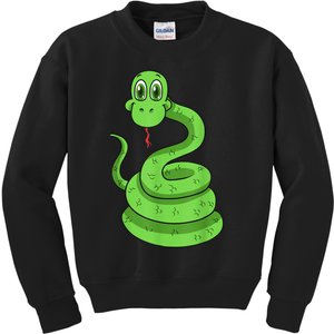 Snake Reptile Lovers Herpetologist Ophiologist Ophiology Kids Sweatshirt