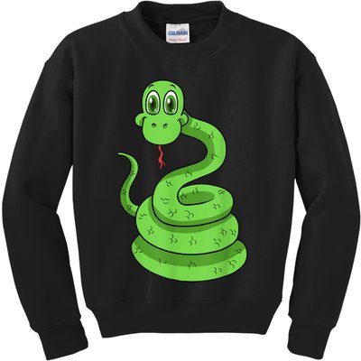 Snake Reptile Lovers Herpetologist Ophiologist Ophiology Kids Sweatshirt