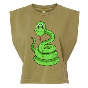 Snake Reptile Lovers Herpetologist Ophiologist Ophiology Garment-Dyed Women's Muscle Tee