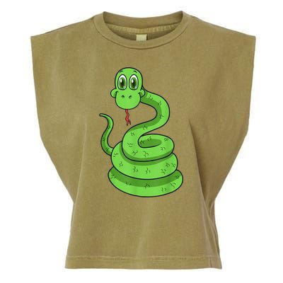 Snake Reptile Lovers Herpetologist Ophiologist Ophiology Garment-Dyed Women's Muscle Tee