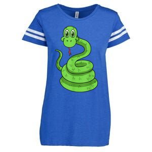 Snake Reptile Lovers Herpetologist Ophiologist Ophiology Enza Ladies Jersey Football T-Shirt