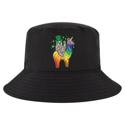 Sloth Rainbow Leprechaun Cool Comfort Performance Bucket Hat