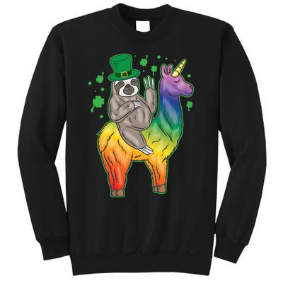 Sloth Rainbow Leprechaun Sweatshirt