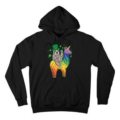 Sloth Rainbow Leprechaun Tall Hoodie