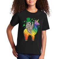 Sloth Rainbow Leprechaun Kids T-Shirt