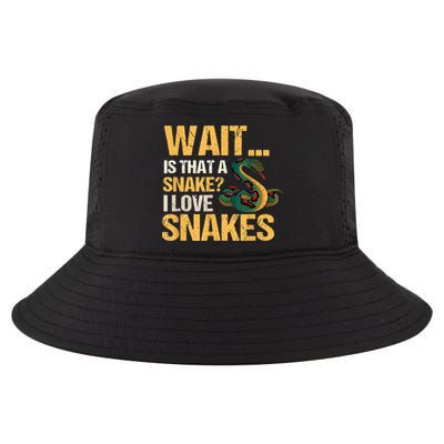 Snake Reptile Lovers Herpetologist Ophidiophilia Cool Comfort Performance Bucket Hat