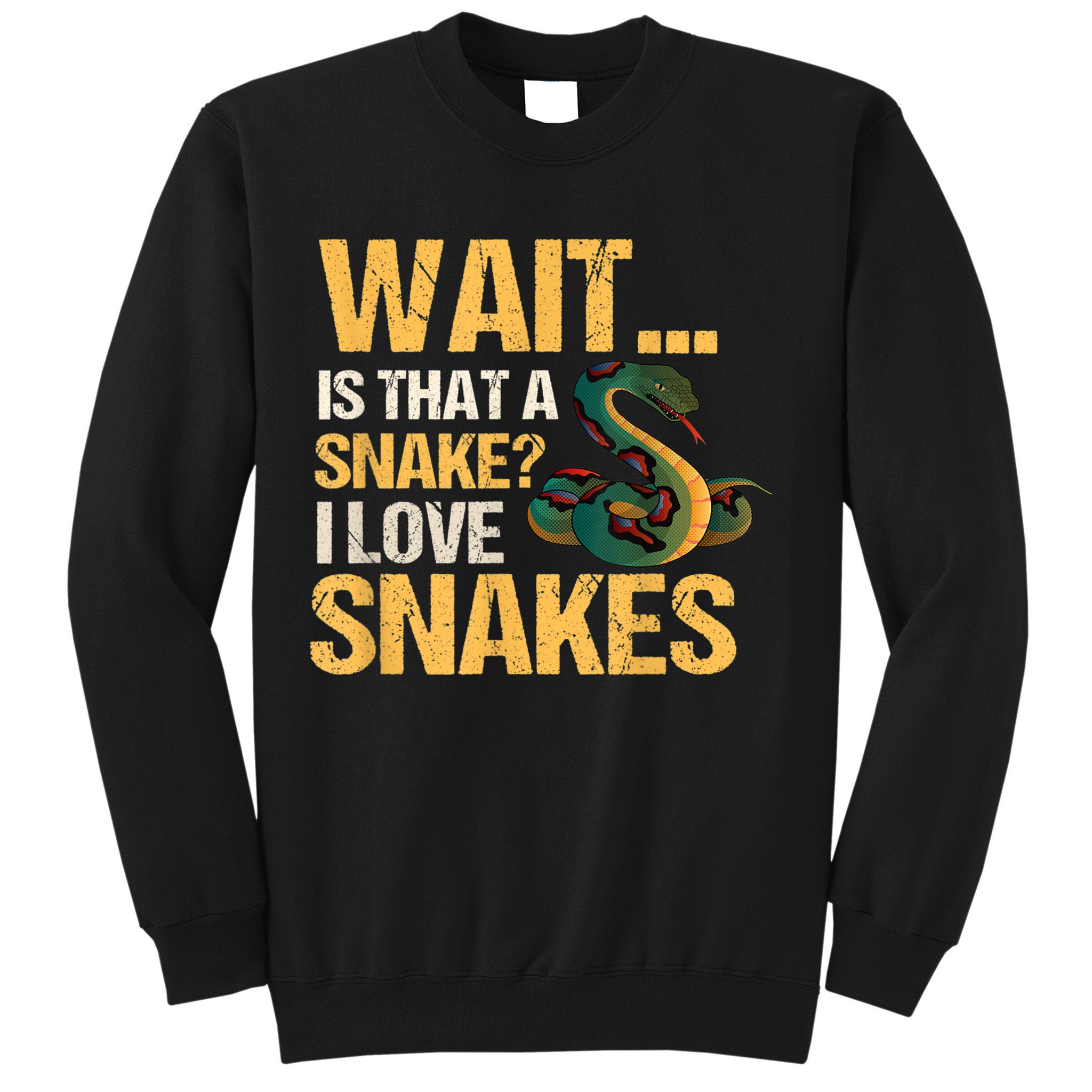 Snake Reptile Lovers Herpetologist Ophidiophilia Sweatshirt