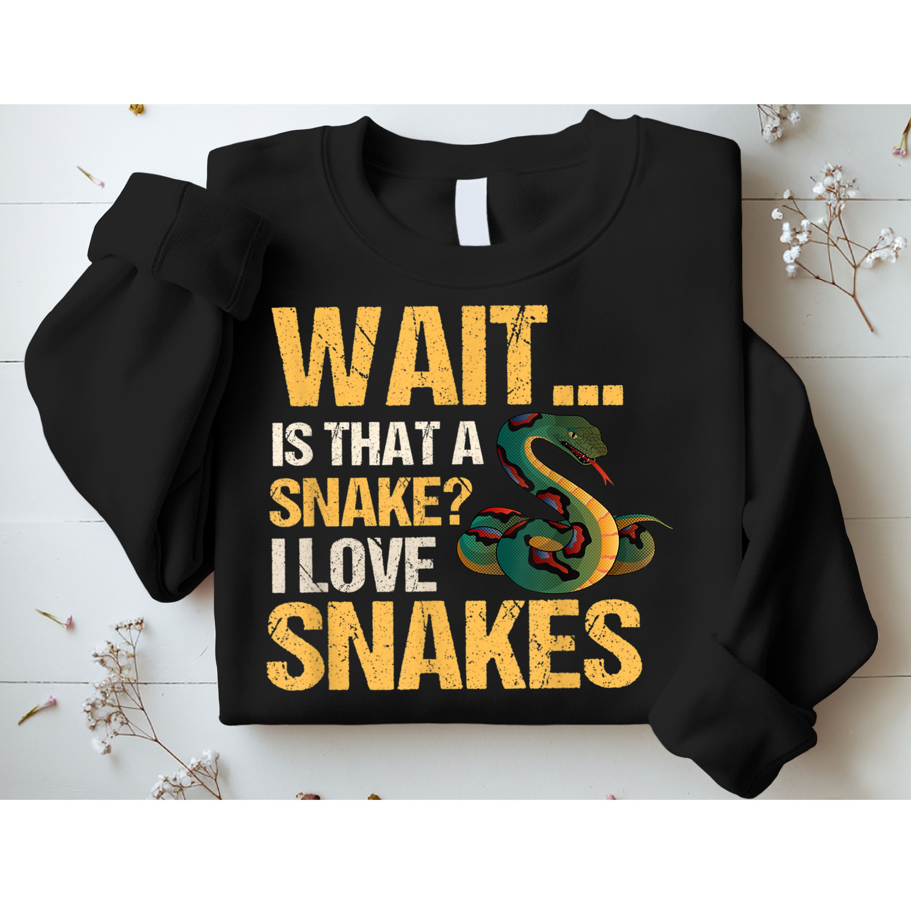 Snake Reptile Lovers Herpetologist Ophidiophilia Sweatshirt